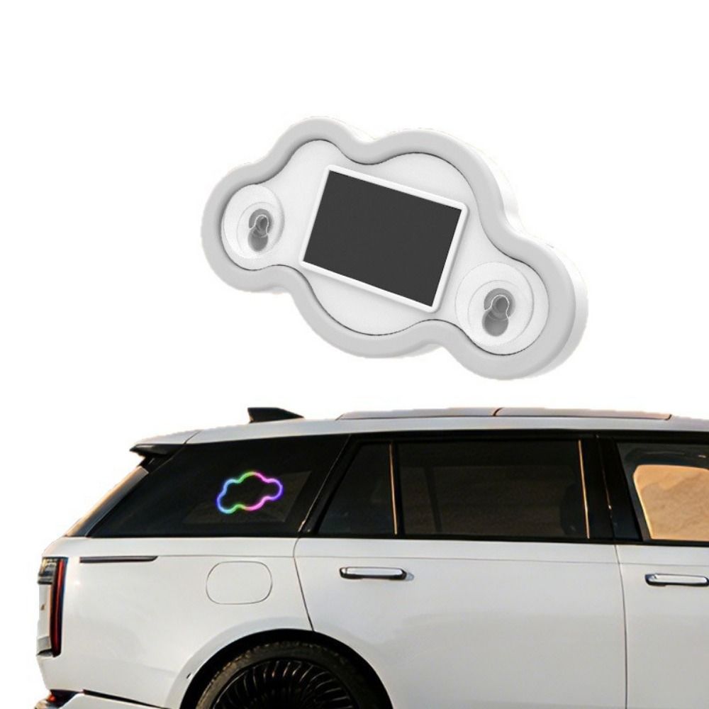 Atmosphere LED Car Window Lights Solar Powered Car Cloud Lights Car Mounted