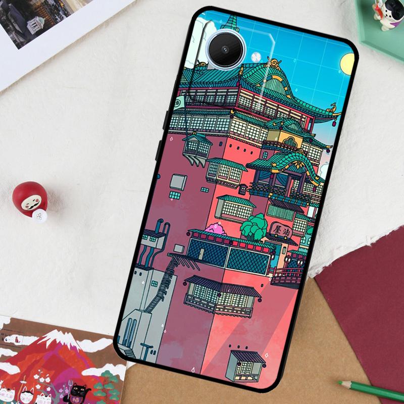 Арт Пиксельная Эстетика Для Realme GT 6T 6 5 GT 7 Pro C61 C55 C53 C51 C21Y C25S C67 C75 10 11 12 13 14 Pro Plus Чехол