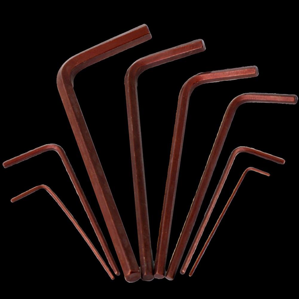 Универсальный и прочный набор из 8 маленьких шестигранных ключей для точного обслуживания