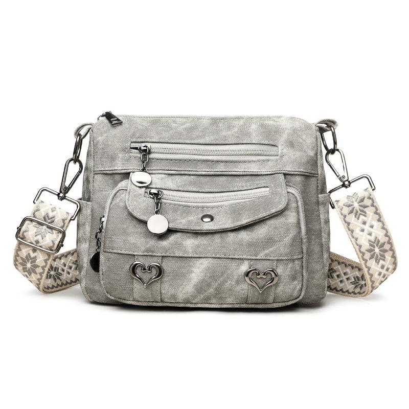 Сумка через плечо Мягкая кожаная сумка на одно плечо Ретро Простая и модная Большая вместительная женская сумка