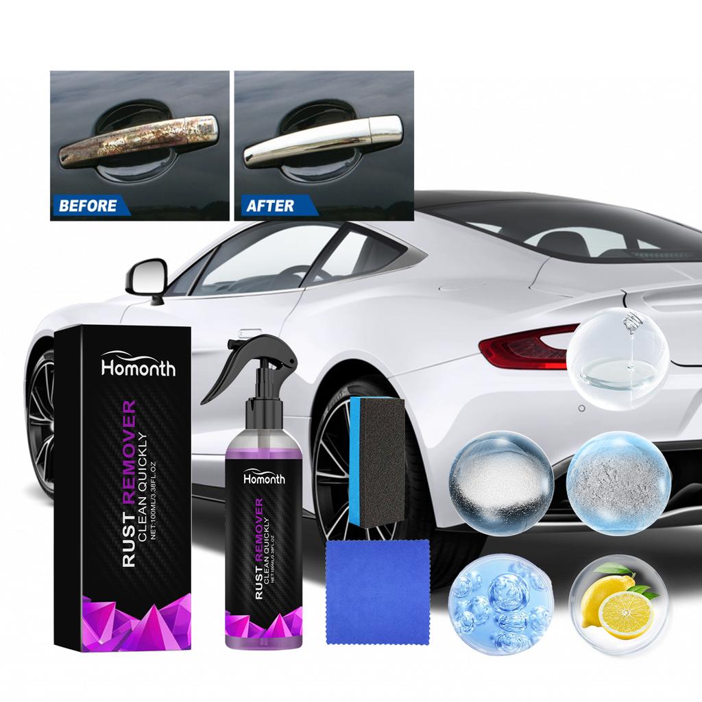 100-300 мл Ингибитор ржавчины Краска Удалитель ржавчины Спрей для удаления ржавчины Автомобиль Мотоцикл Удаление ржавчины Спрей Удалитель ржавчины для автомобильных колесных ступиц Очиститель