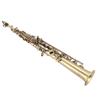 Сопрано-саксофон BB Key Sax Straight Instrument для начинающих и продолжающих игроков, студентов с