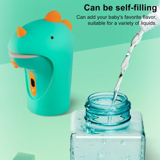 Автоматический сенсорный дозатор мыла в форме мультяшного динозавра, бесконтактный дозатор мыла для рук IPX7