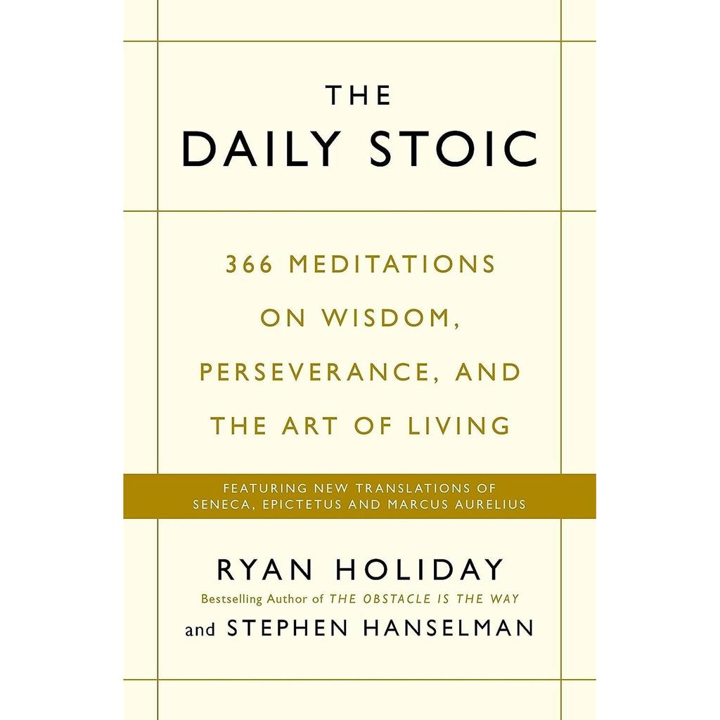 The Daily Stoic Paperback By Ryan Holiday And Stephen Hanselman