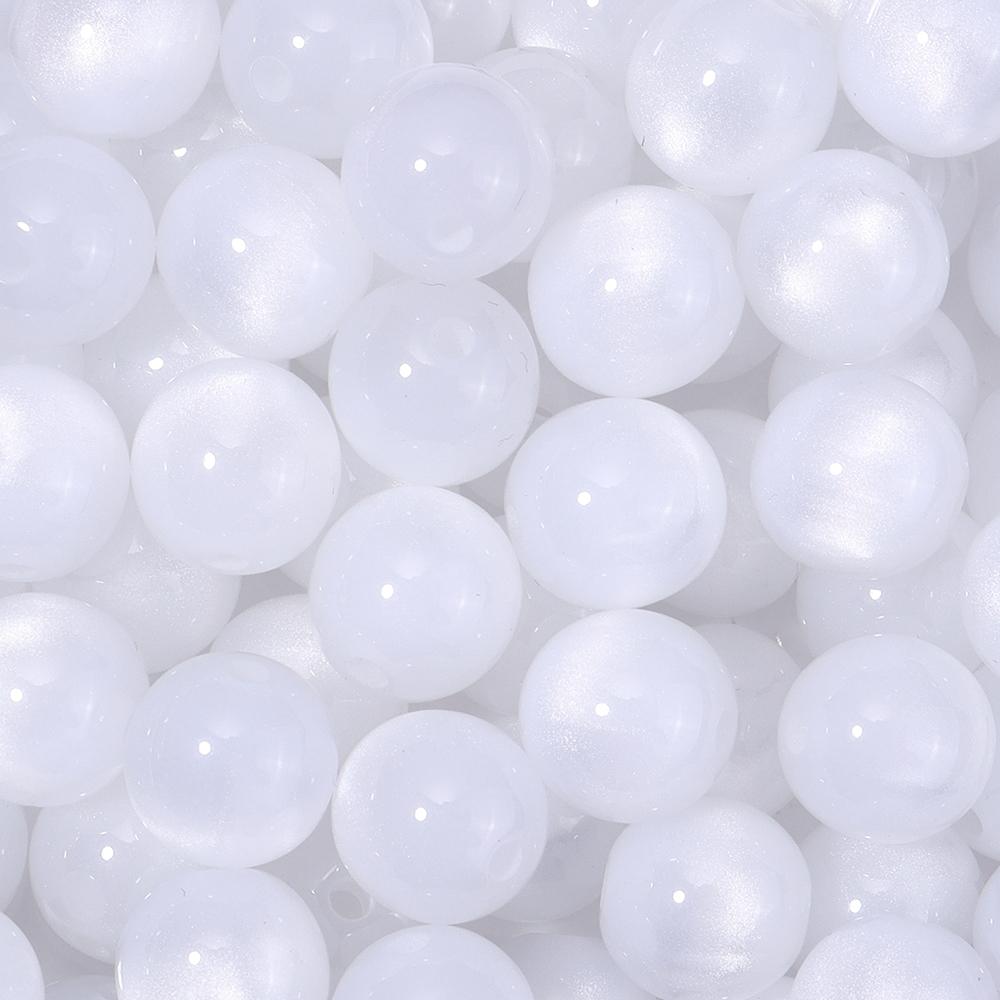 20-50pcs/lot 8 10 12mm Gradient Color Imitation Cat Eye Beads Loose Resin Round Beads For DIY Charms Earrings Bracelet Accessory