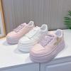 Внешняя торговля Корейская версия белых кроссовок женские весна 2025 новые повседневные универсальные кеды женские на платформе спортивная мода женская обувь