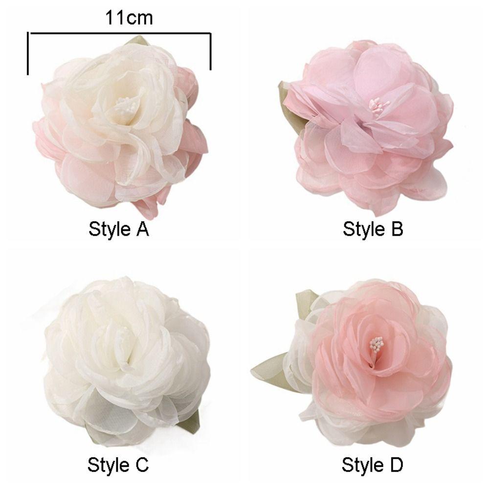5 шт. Искусственная роза Тканевая аппликация 3D Ювелирные аксессуары Украшение для платья