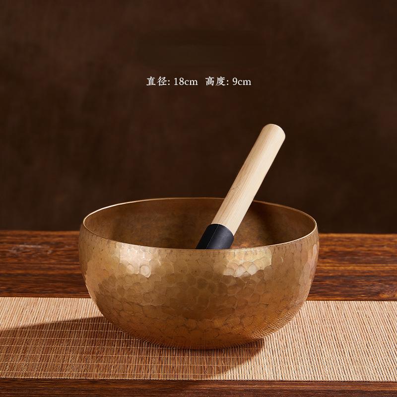 Тибетский звук бонсай медная чаша поющая чаша лечебный инструмент набор для медитации антикварный декор кованое медное украшение