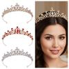 Высококачественная Свадебная Тиара Стразы Свадебная Корона Аксессуары для Девочек Корона Королевы День Рождения