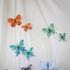 10 шт. Красочные искусственные бабочки DIY шелковые искусственные бабочки фоновая стена