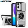 KEYSION Магнитный чехол для телефона VIVO Y04 Y04s Y29s Y29t 5G Слайдер Защита камеры Вертикальная подставка Кольцо 360° Ударопрочный чехол
