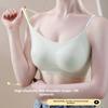 Summer New Ice Silk Backless Tank Top Bra Women's Sleeveless Seamless Sleep Bra Fixed Cup Thin Style Bra From China Mainland