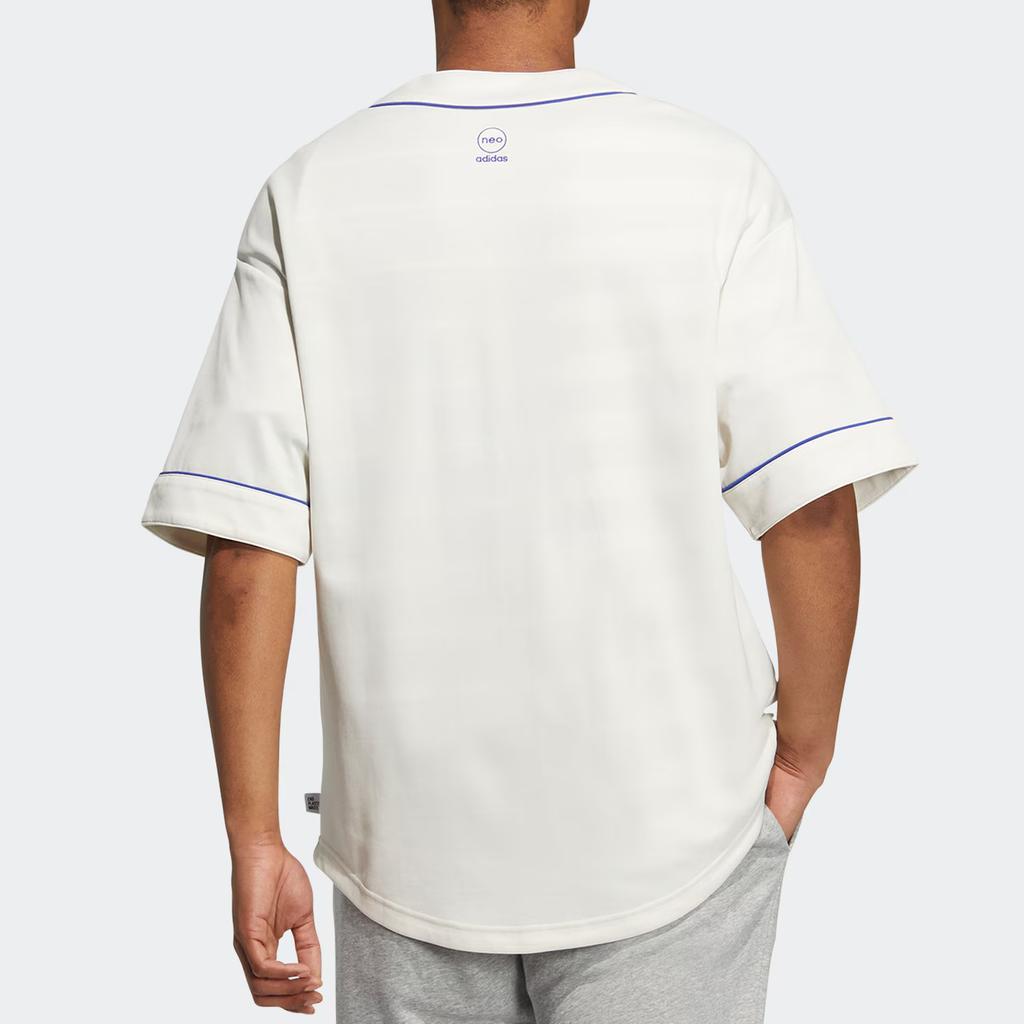 Adidas Спортивная куртка с короткими рукавами и вышивкой Neo Vibe, топы унисекс, розовый, белый IA5315