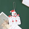 Decompression Christmas Toys Toy Keychain Santa Claus Pendant Xmas Gift Child