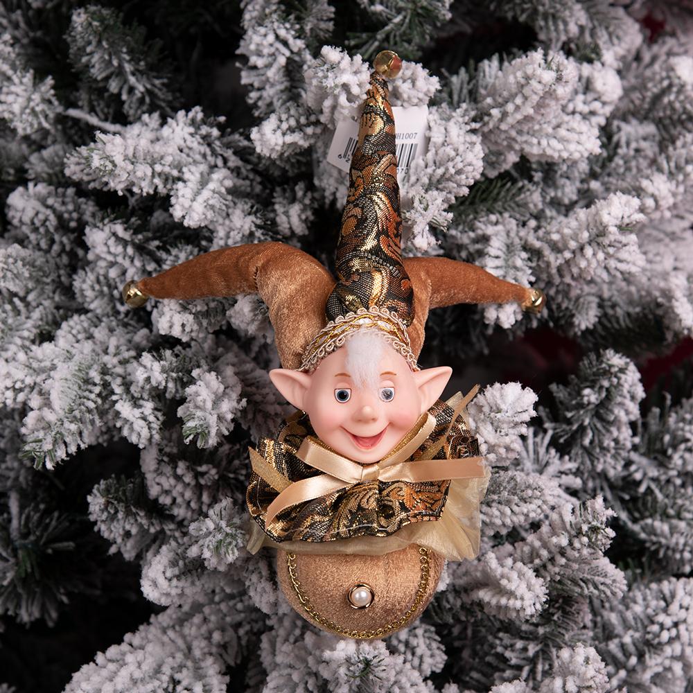 Рождественские подвесные украшения в виде эльфов с кукольным дизайном