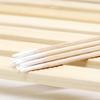 100 штук безворсовых микрощеточек Kapok Bud тампон для ухода за наращенными ресницами деревянная палочка косметический ватный тампон инструмент для удаления клея