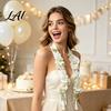 Decorative Strap for Crafts Flower Graduation Leis Artificial Floral Satin Ribbon Grad Stole Senior Tropical Shop Packaging Supplies Leis