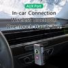RGB Bluetooth 5.4 Аудиопередатчик-приемник 3,5 мм AUX Стерео Музыка Беспроводной адаптер С микрофоном Поддержка воспроизведения с TF-карты Для автомобиля ТВ ПК