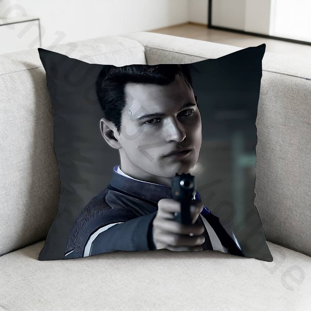 DDetroit Become Human Чехол для подушки Игровой Диван Гостиная Спальня Изголовье Спинка Подушка Квадратная Подушка Время для сна