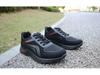 Men's Waterproof Black Leather Sneakers - Thick-Soled, Non-Slip, Soft Sole, Wear-Resistant, Versatile Casual Running Shoes