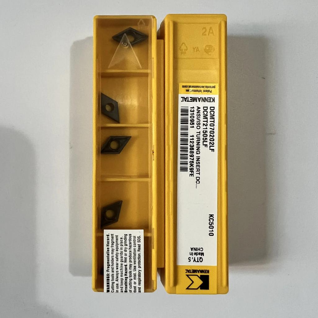 Оригинал / DCMT070204LF KC5010 / Промышленные сменные твердосплавные пластины 10 шт.