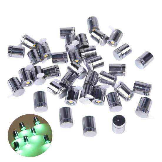 20 шт. Мини светодиодные декоративные огни Простое включение поворотом Без проводов Миниатюрные craft-огни для кукольных домиков Бумажные фонарики Декорации для DIY-сцен