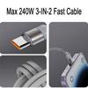Зарядный кабель 1,2 м 3 в 1 USB Type C Многопортовый Micro кабель Для iPhone 15 14 13 12 Samsung Galaxy Xiaomi Redmi