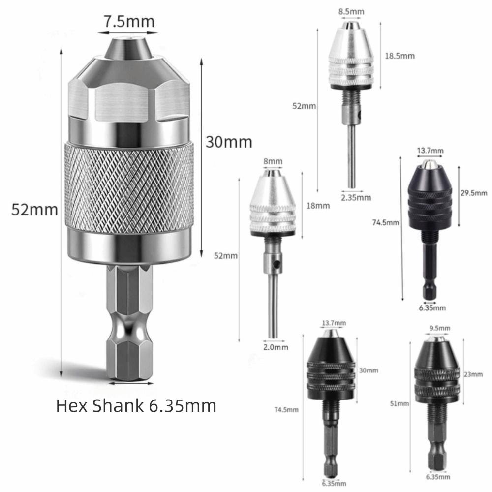 Hexagonal Shank Hex Shank Drill Bits Adapter Quickly Replace Hex Shank Connector Woodworking