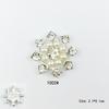 Ювелирные изделия из цветка с жемчужинами из бриллиантов, высококачественные аксессуары из сплава, стразы, популярные кнопки, сделай сам, 10 шт./компл., поставка кристаллов