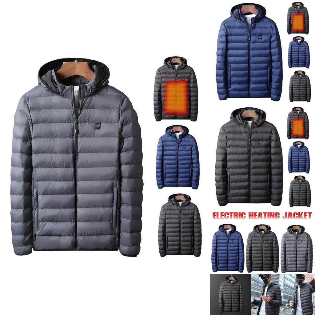 Usb Electric Heated Coat Jacket For Men With Soft And Comfortable Thermal Warmth