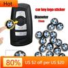 New 2025 11/14mm Car Key Sticker Logo Car Key Sticker Emblem For BMW X1 X3 X5 X6 X7 1 3 5 6 7 Series G20 G30 G11 F15 F16 G0