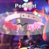 Nightclub Cosplay Heart Punk Wing Rock Collar Necklace Bat Gothic Sexy Faux Leather Circle Collar