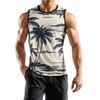 Мужская мода принтованный спортивный повседневный жилет без рукавов