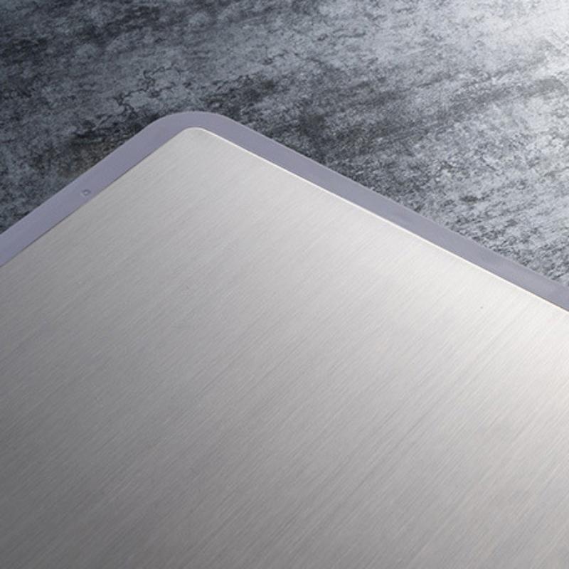 HANYANG новая утолщенная 304 двусторонняя разделочная доска из нержавеющей стали, пластиковая разделочная доска, разделочная доска из нержавеющей стали