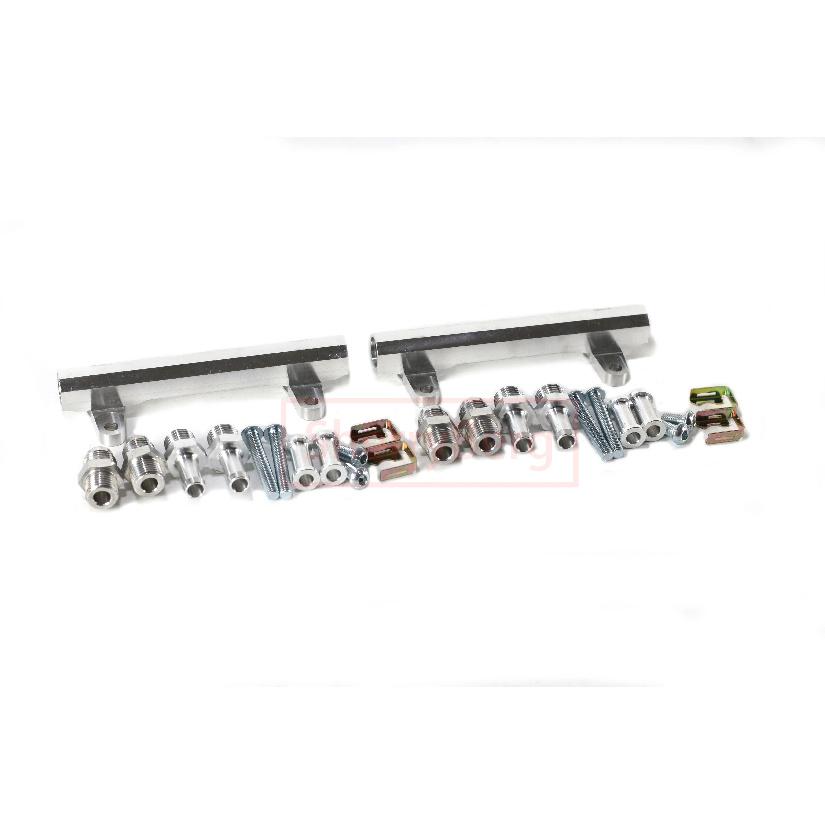 SherryBerg New Aluminum Twin/ Dual IDF DCOE Throttle Body Fuel Rail for Weber JENVEY Dellorto EMPI EMPI SOLEX Holley Al TB TH