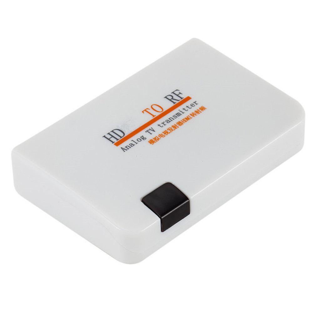 Коробка-адаптер Конвертер HDMI в RF HDMI в RF Коаксиальный Конвертер Коробка-адаптер Поддержка 480I/480P/576I/576P/720P/720I/1080I/1080P