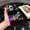 Чехол для телефона с разноцветной полосой C-Coldplay CC для iPhone 17,16,15,14,13,12,11 Plus,Pro Max,XS,Цветная посеребренная внутренняя крышка