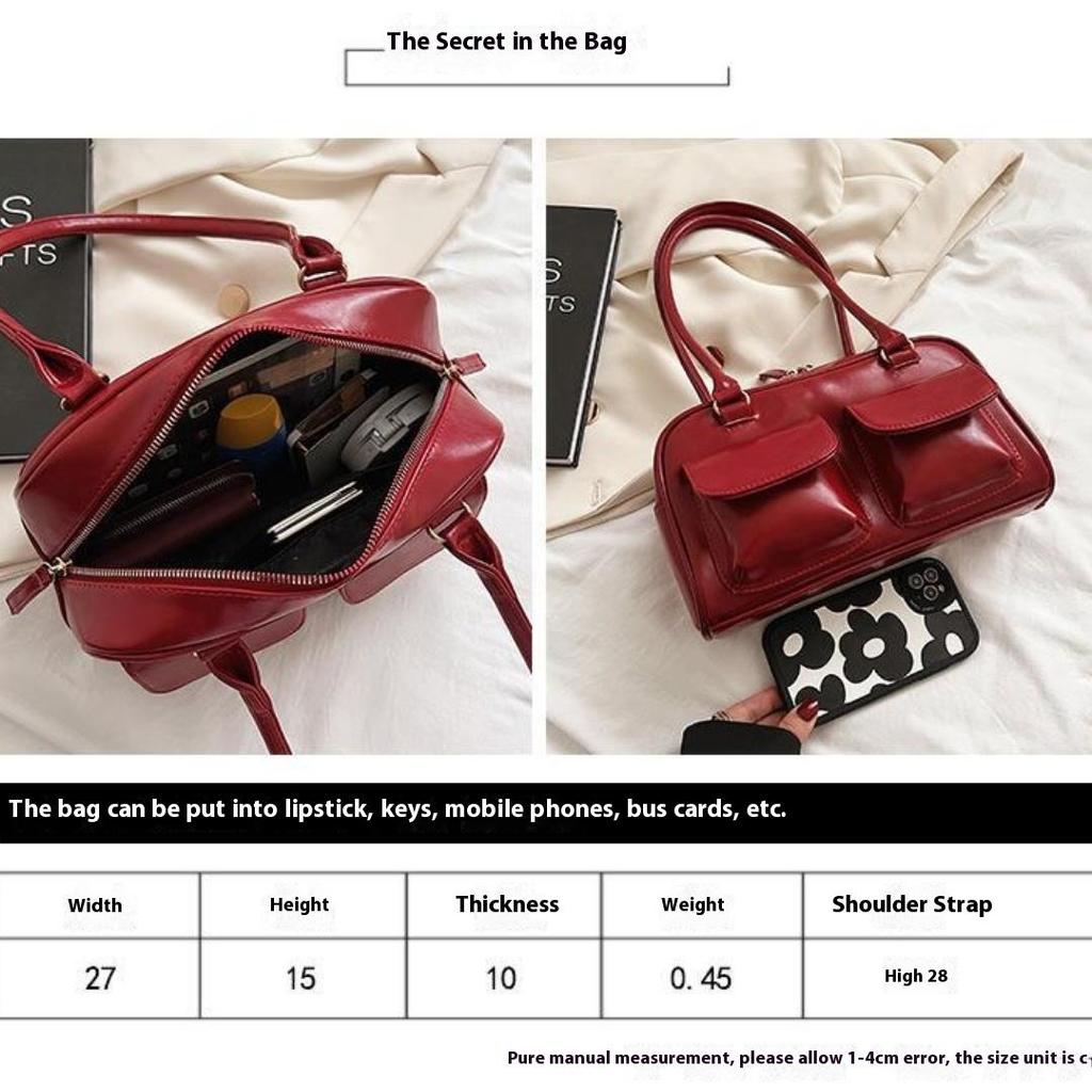 Niche Underarm Bag Women's New Large-capacity Retro Simple Commuter Tote Bag Fashion All-match Shoulder Bag