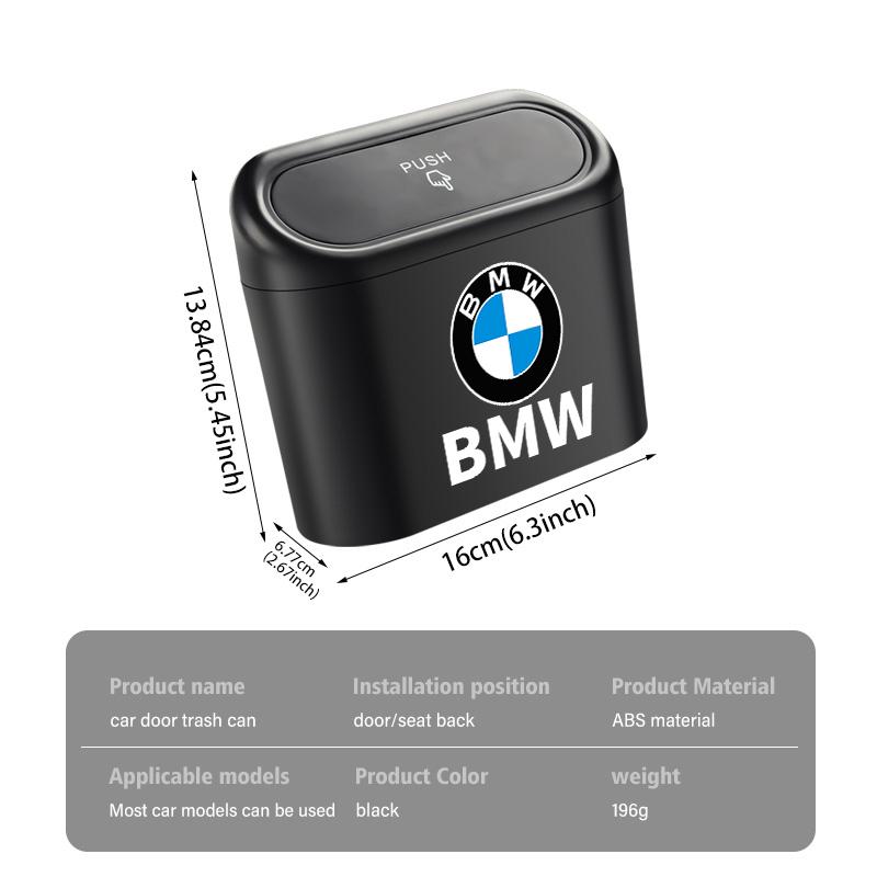 Universal Car Trash Can Storage Multifunctional Garbage Case For BMW M 1 3 4 5 6 7 Series M3 M6 F01 F02E34 E36 E70 F10 X6 X1 FD8