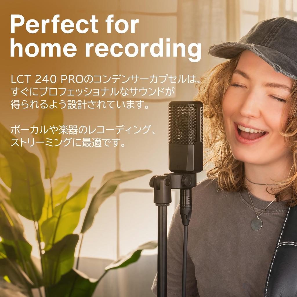 LEWITT LCT 240 PRO BLACK Condenser Microphone Distribution Streamer Podcast DTM Recording []