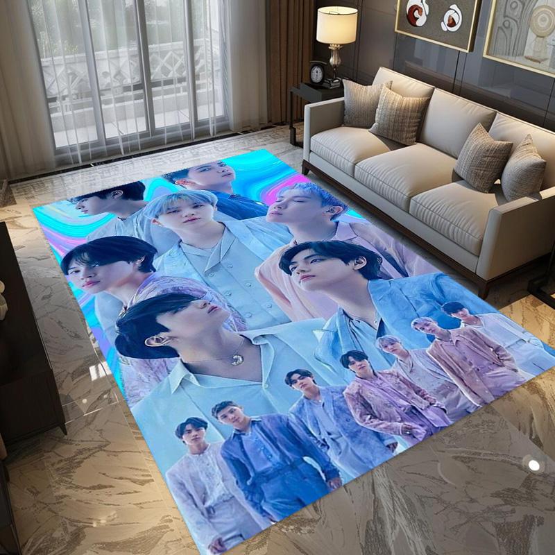 Vibrant Harmony: Colorful Unity carpet Doormat floor mats Office chair cushion Protective pad Dormitory decoration