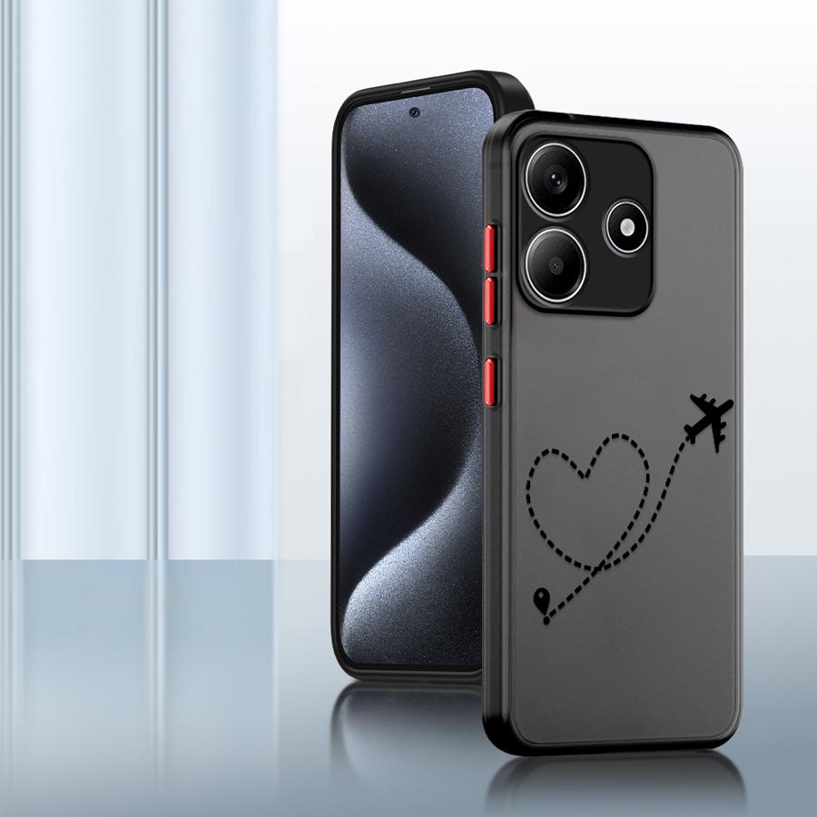 Чехол-накладка на заднюю панель телефона Line Airplane Topographic Funda для Xiaomi Redmi Note 14 13C 12 13 Pro Plus A4 11 14C 9S 10