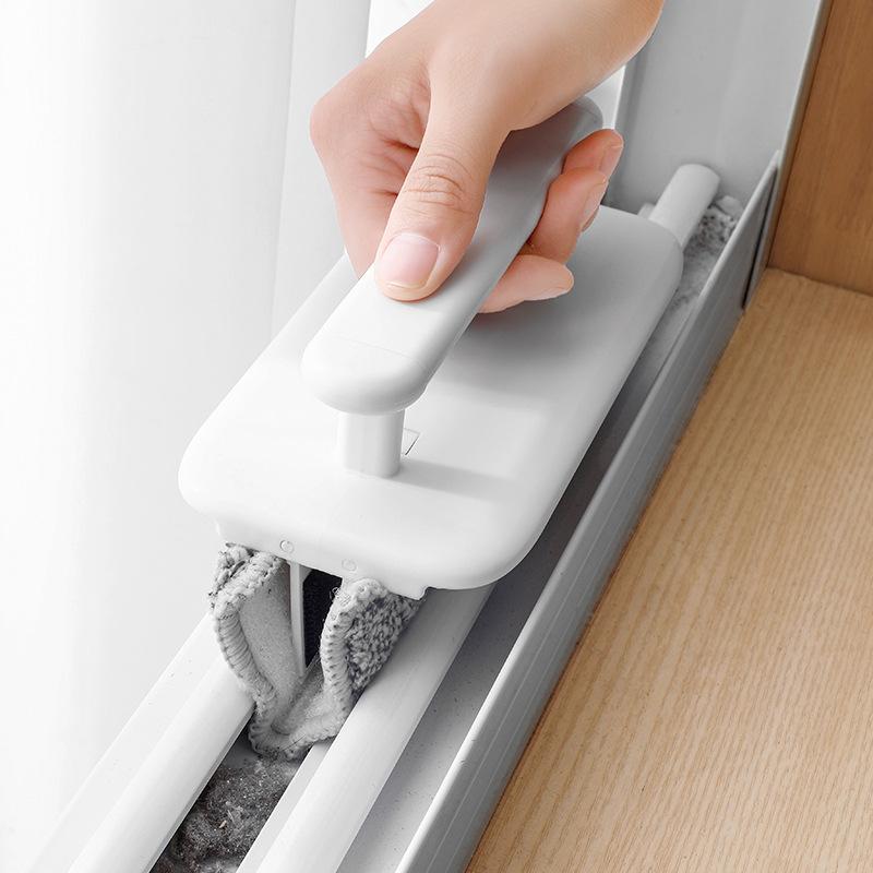 Съемный очиститель оконных пазов, глубокий скребок для щелей, щетка для очистки подоконных направляющих, насадка-скребок, многоповерхностная угловая щетка, средство для очистки труднодоступных мест