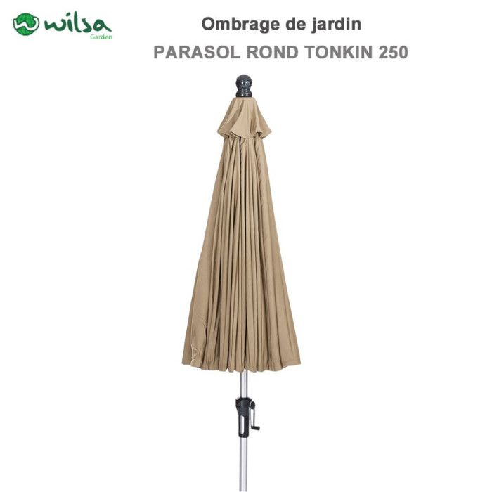 Parasol rond "Tonkin" 250 cm Wilsa Garden