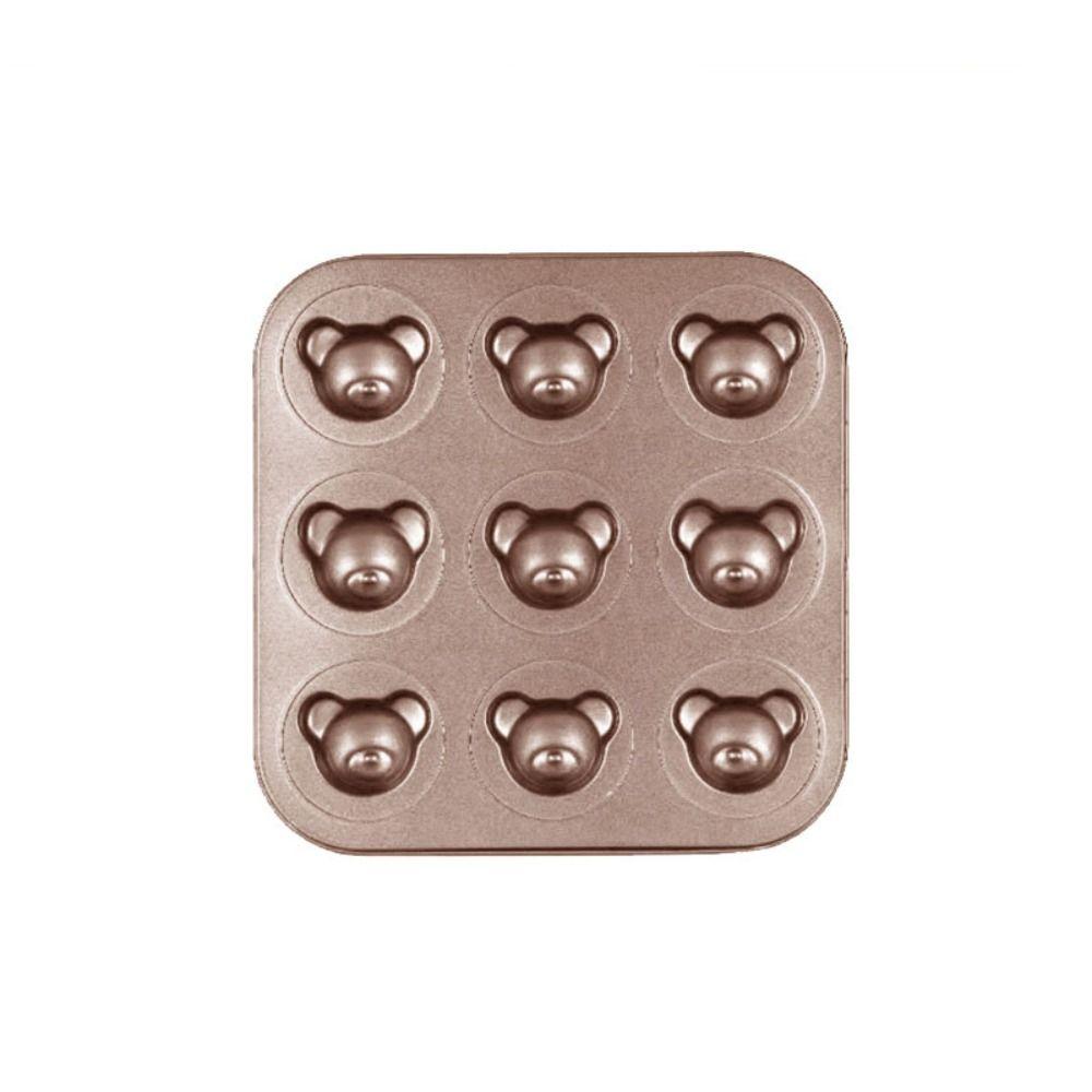 Non-stick Bear Madeleine Cake Baking Pan 4/6/9 Cavities Bread Mold Muffin Cakes Mold  Pudding