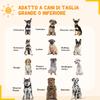 Fence for Large Dogs with 6 Modular Panels in Steel, 164x83x100 cm, Black