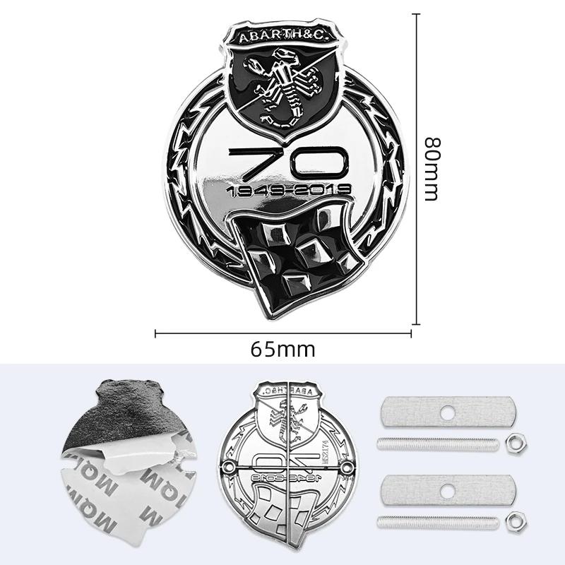 3D логотип Скорпиона для 500 500X 1000TC 1100 Spider 595 695 Эмблема Наклейка Наклейка на решетку радиатора и задний багажник автомобиля