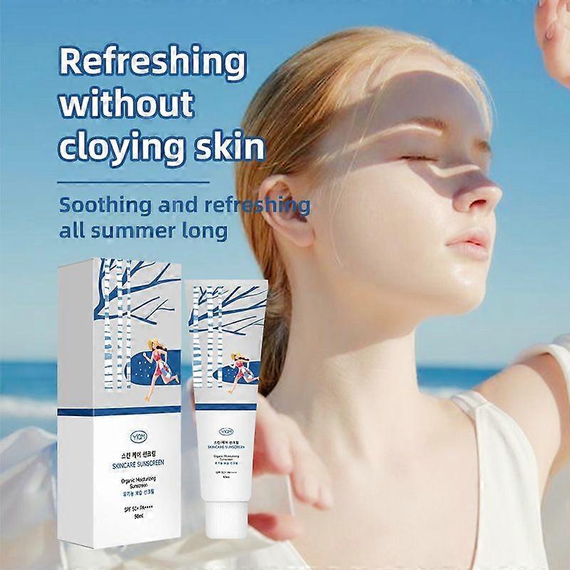 Relief Sun Sunscreen SPF 50+ PA++++ - Birch Juice Moisturizing Sun Cream - Sunscreen for Face- Hydrating, Skin Care for All Type