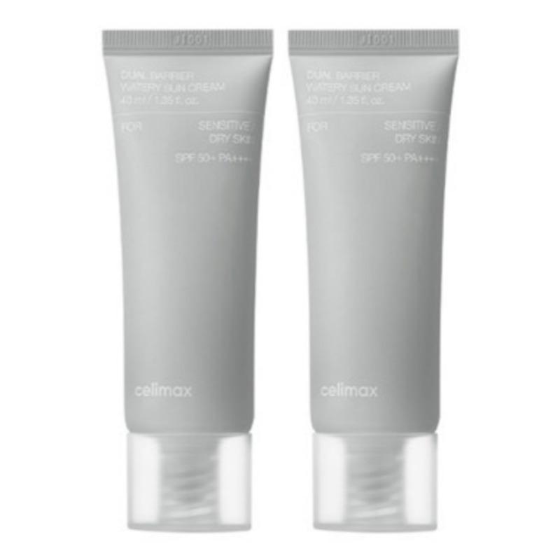 CELIMAX Водостойкий солнцезащитный крем двойной защиты SPF 50+ PA++++ 40 мл × 2