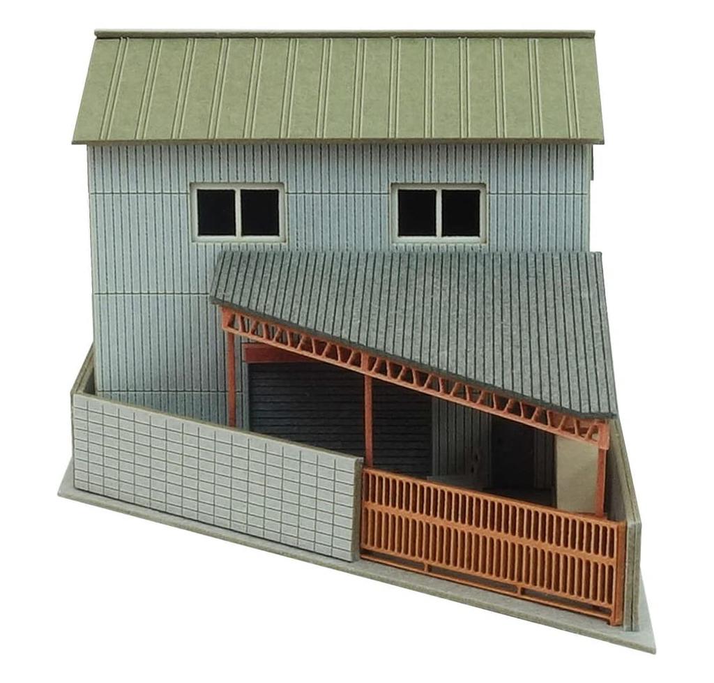 Sankei Miniature Art Petit Town Factory Paper Craft 1/220 MP01-160